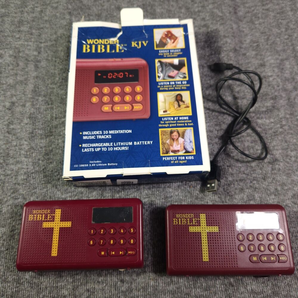 Wonder Bible KJV - The Talking Audio Bible Player King James Version - Read